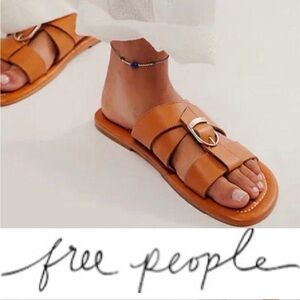 Gorgeous, Free People Sloan Buckle sandal in cinnamon clay❤️
